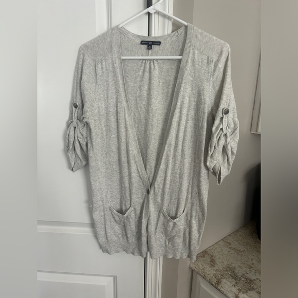 Gap Button Down Cardigan Women’s Gray Medium - Picture 1 of 10